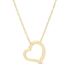 Thumbnail Image 0 of Tilted Open Heart Pendant in 10K Gold