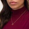 Thumbnail Image 2 of Tilted Open Heart Pendant in 10K Gold