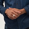 Thumbnail Image 2 of Men's 1/2 CT. T.W. Diamond Curb Link Ring in 10K Gold