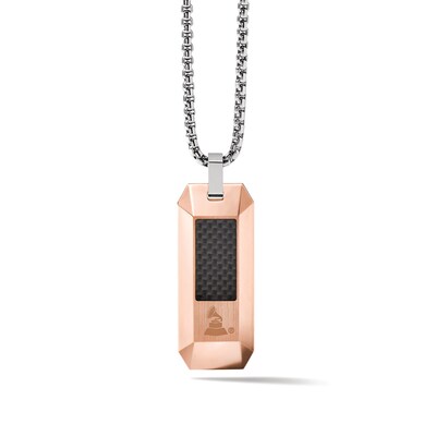10 Karat White Gold Satin Finish Rectangle Dog Tag with chain 10 Karat White Gold Satin Finish Rectangle Dog Tag with chain