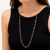 Thumbnail Image 1 of Vera Wang Love Collection Ruby Bezel-Set Station Necklace in 18K Rose Gold - 30"