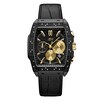 Thumbnail Image 0 of Men's JBW Echelon 1/4 CT. T.W. Diamond Black Chronograph IP Strap Watch with Tonneau Black Dial (Model: J6379A)