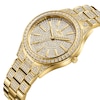 Thumbnail Image 2 of Ladies' JBW Cristal 34 1/8 CT. T.W. Diamond and Crystal 18K Gold Plate Watch (Model: J6383A)