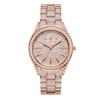Thumbnail Image 0 of Ladies' JBW Cristal 34 1/8 CT. T.W. Diamond and Crystal 18K Rose Gold Plate Watch (Model: J6383B)