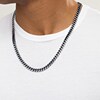 Thumbnail Image 1 of Men's 8.0mm Curb Chain Necklace in Two-Tone Stainless Steel - 24"