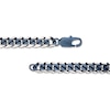 Thumbnail Image 2 of Men's 8.0mm Curb Chain Necklace in Two-Tone Stainless Steel - 24"