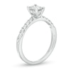 Thumbnail Image 3 of 5/8 CT. T.W. Composite Diamond Cushion-Shaped Engagement Ring in 14K White Gold