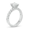 Thumbnail Image 2 of 1-1/4 CT. T.W. Composite Diamond Cushion-Shaped Engagement Ring in 14K White Gold