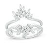 Thumbnail Image 0 of 1/2 CT. T.W. Baguette Diamond Scatter Crown Solitaire Enhancer in 14K White Gold