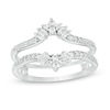 Thumbnail Image 1 of 3/8 CT. T.W. Diamond Crown Solitaire Enhancer in 14K White Gold