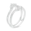 Thumbnail Image 1 of 3/8 CT. T.W. Diamond Crown Solitaire Enhancer in 14K White Gold