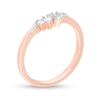 Thumbnail Image 2 of 1/6 CT. T.W. Marquise Diamond Anniversary Band in 14K Rose Gold