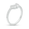 Thumbnail Image 2 of 3/8 CT. T.W. Diamond Contour Crown Anniversary Band in 14K White Gold