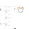 Thumbnail Image 4 of Child's Disney Twinkle Minnie Mouse 1/10 CT. T.W. Diamond Pendant and Stud Earrings Set in Two-Tone Sterling Silver