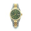 Thumbnail Image 0 of Previously Owned - Men's Rolex Datejust Two-Tone 18K Gold Watch with Green Dial