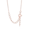 Thumbnail Image 3 of 7.0mm Heart-Shaped Lab-Created Morganite and White Sapphire Pendant in Sterling Silver with 18K Rose Gold Plate