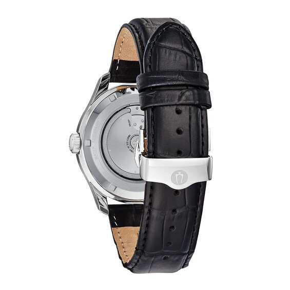 Men's Bulova Wilton Automatic Strap Watch with White Dial (Model: 96C141) Men's Bulova Wilton Automatic Strap Watch with White Dial (Model: 96C141)