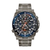 Thumbnail Image 0 of Men's Bulova Precisionist Chronograph Two-Tone IP Watch with Black Dial (Model: 98B343)