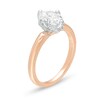 Thumbnail Image 3 of Celebration Ideal 1 CT. T.W. Oval Certified Diamond Engagement Ring in 14K Rose Gold (I/I1)