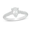Thumbnail Image 0 of Love's Destiny by Zales 1 CT. T.W. Certified Pear-Shaped Diamond Engagement Ring in 14K White Gold (I/SI2)