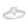 Thumbnail Image 1 of Love's Destiny by Zales 1 CT. T.W. Certified Pear-Shaped Diamond Engagement Ring in 14K White Gold (I/SI2)
