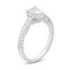 Thumbnail Image 2 of Love's Destiny by Zales 1 CT. T.W. Certified Pear-Shaped Diamond Engagement Ring in 14K White Gold (I/SI2)