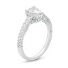 Thumbnail Image 3 of Love's Destiny by Zales 1 CT. T.W. Certified Pear-Shaped Diamond Engagement Ring in 14K White Gold (I/SI2)