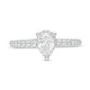 Thumbnail Image 4 of Love's Destiny by Zales 1 CT. T.W. Certified Pear-Shaped Diamond Engagement Ring in 14K White Gold (I/SI2)