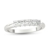Thumbnail Image 0 of 1/2 CT. T.W. Asscher-Cut Diamond Five Stone Anniversary Band in Platinum (I/VS2)