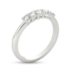 Thumbnail Image 1 of 1/2 CT. T.W. Asscher-Cut Diamond Five Stone Anniversary Band in Platinum (I/VS2)