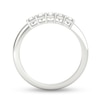 Thumbnail Image 2 of 1/2 CT. T.W. Asscher-Cut Diamond Five Stone Anniversary Band in Platinum (I/VS2)