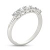 Thumbnail Image 2 of 1 CT. T.W. Cushion-Cut Diamond Five Stone Anniversary Band in Platinum (G/VS2)