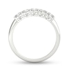 Thumbnail Image 3 of 1 CT. T.W. Cushion-Cut Diamond Five Stone Anniversary Band in Platinum (G/VS2)
