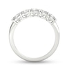 Thumbnail Image 3 of 1-1/2 CT. T.W. Cushion-Cut Diamond Five Stone Anniversary Band in Platinum (G/VS2)