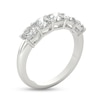 Thumbnail Image 2 of 2 CT. T.W. Cushion-Cut Diamond Five Stone Anniversary Band in Platinum (G/VS2)