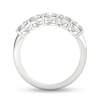 Thumbnail Image 3 of 2 CT. T.W. Cushion-Cut Diamond Five Stone Anniversary Band in Platinum (G/VS2)