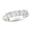 Thumbnail Image 1 of 1 CT. T.W. Princess-Cut Diamond Five Stone Anniversary Band in Platinum (I/VS2)