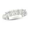 Thumbnail Image 0 of 1 CT. T.W. Princess-Cut Diamond Five Stone Anniversary Band in Platinum (I/VS2)