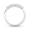 Thumbnail Image 3 of 1 CT. T.W. Princess-Cut Diamond Five Stone Anniversary Band in Platinum (I/VS2)