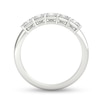 Thumbnail Image 2 of 1 CT. T.W. Princess-Cut Diamond Five Stone Anniversary Band in Platinum (I/VS2)