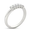 Thumbnail Image 2 of 1/2 CT. T.W. Radiant-Cut Diamond Five Stone Anniversary Band in Platinum (G/VS2)