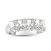 Thumbnail Image 1 of 2-1/2 CT. T.W. Radiant-Cut Diamond Five Stone Anniversary Band in Platinum (G/VS2)