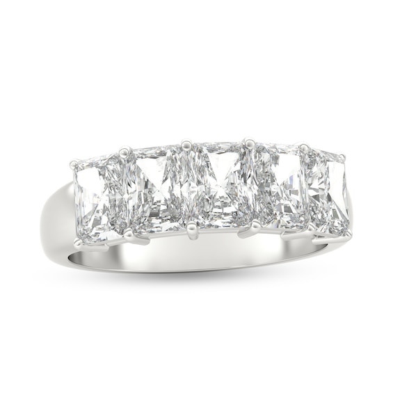 2-1/2 CT. T.w. Radiant-Cut Diamond Five Stone Anniversary Band in Platinum (G/Vs2)