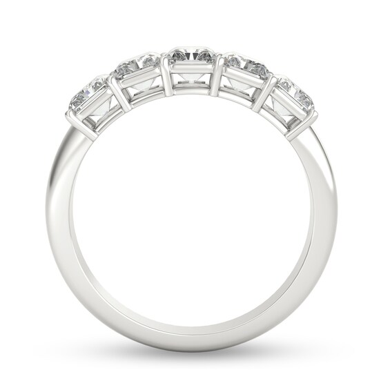 2-1/2 CT. T.w. Radiant-Cut Diamond Five Stone Anniversary Band in Platinum (G/Vs2)