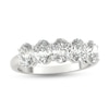 Thumbnail Image 0 of 1-1/2 CT. T.W. Oval Diamond Five Stone Anniversary Band in Platinum (I/VS2)