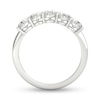 Thumbnail Image 3 of 1-1/2 CT. T.W. Oval Diamond Five Stone Anniversary Band in Platinum (I/VS2)