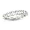Thumbnail Image 1 of 2 CT. T.W. Asscher-Cut Diamond Nine Stone Anniversary Band in Platinum (I/VS2)