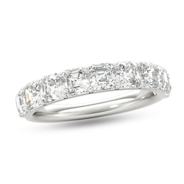2 CT. T.W. Asscher-Cut Diamond Nine Stone Anniversary Band in Platinum (I/VS2)