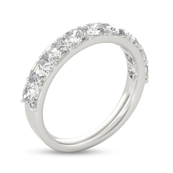 2 CT. T.w. Asscher-Cut Diamond Nine Stone Anniversary Band in Platinum (I/Vs2)