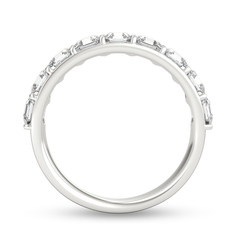 2 CT. T.W. Asscher-Cut Diamond Nine Stone Anniversary Band in Platinum (I/VS2)